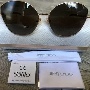 JIMMY CHOO Marilia Gold Havana Brown Gradient Sunglasses BRAND NEW Jimmy Choo | Accessories | Jimmy Choo Marilia Gold Havana  main image 3